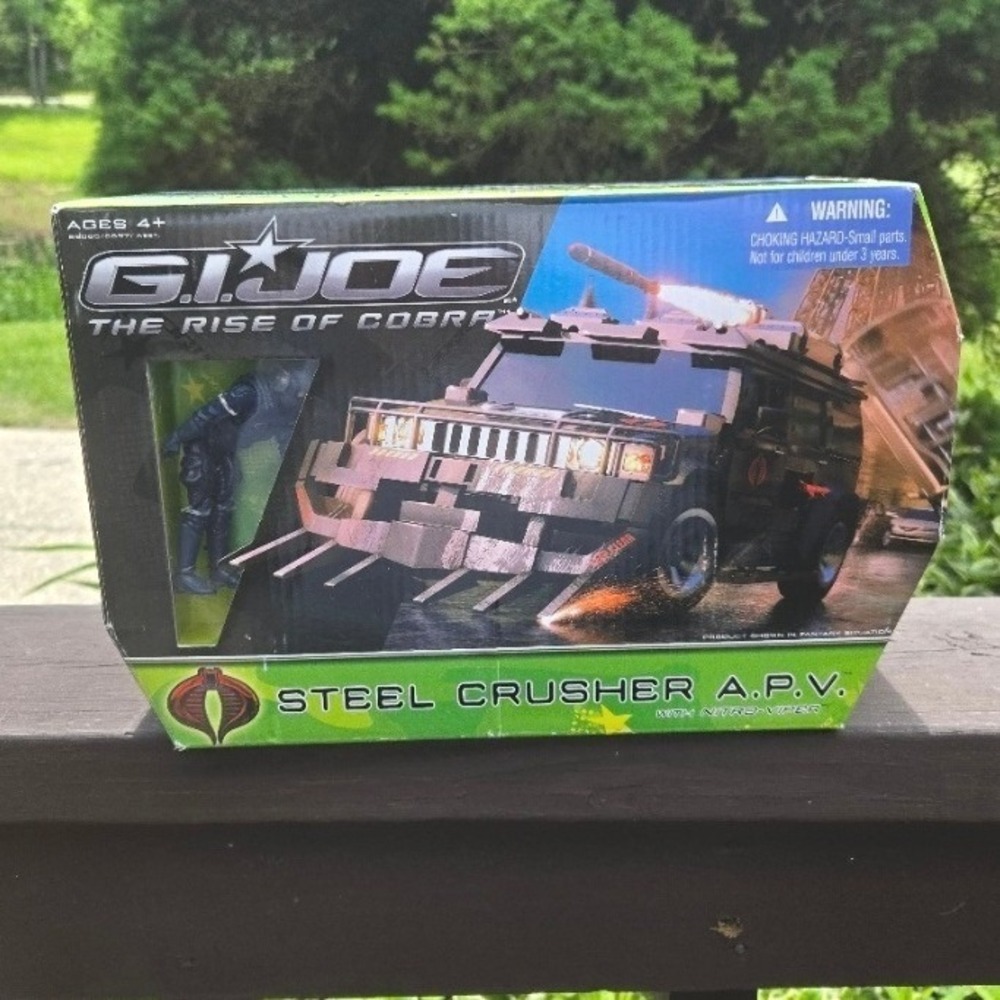 GI Joe Rise of Cobra Steel Crusher APV Vehicle 2009 Hasbro Nitro-Viper New